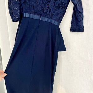 MISSMAY Women's Vintage Floral Lace Ruffle Half Sleeve dress